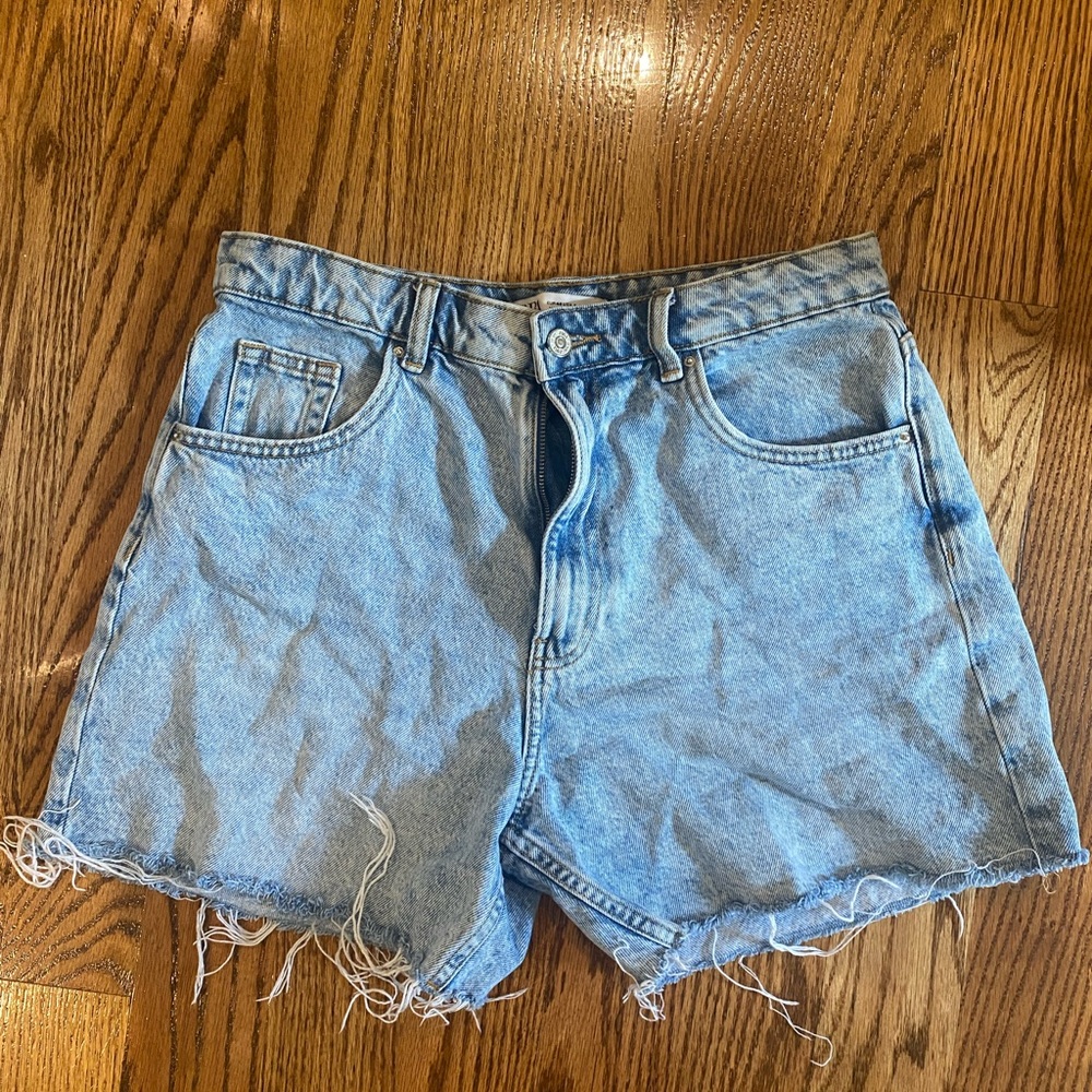 Zara Dad Jean Shorts